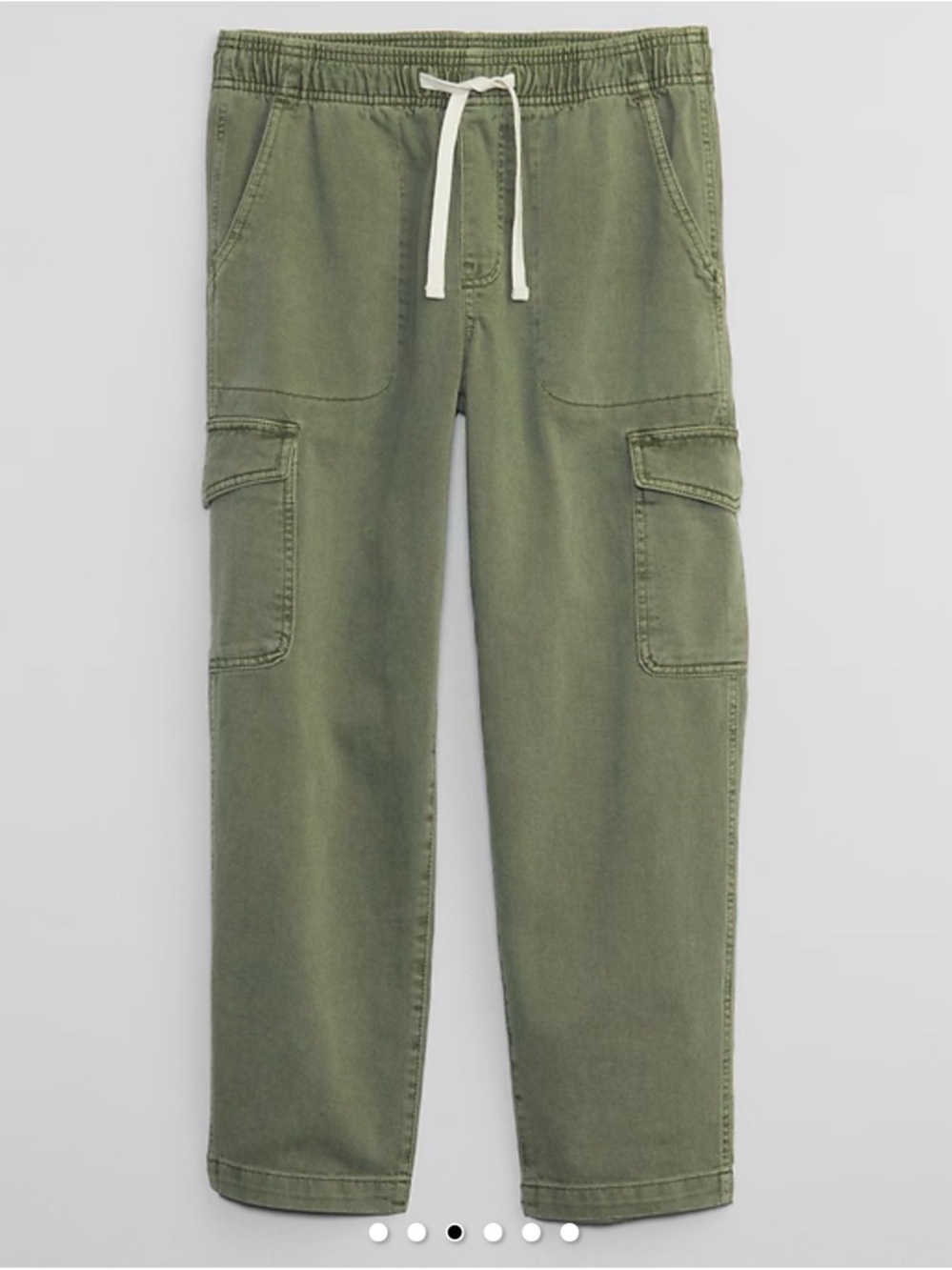 GAP Factory Mid Rise Easy Cargo Pants in Mesculin Green